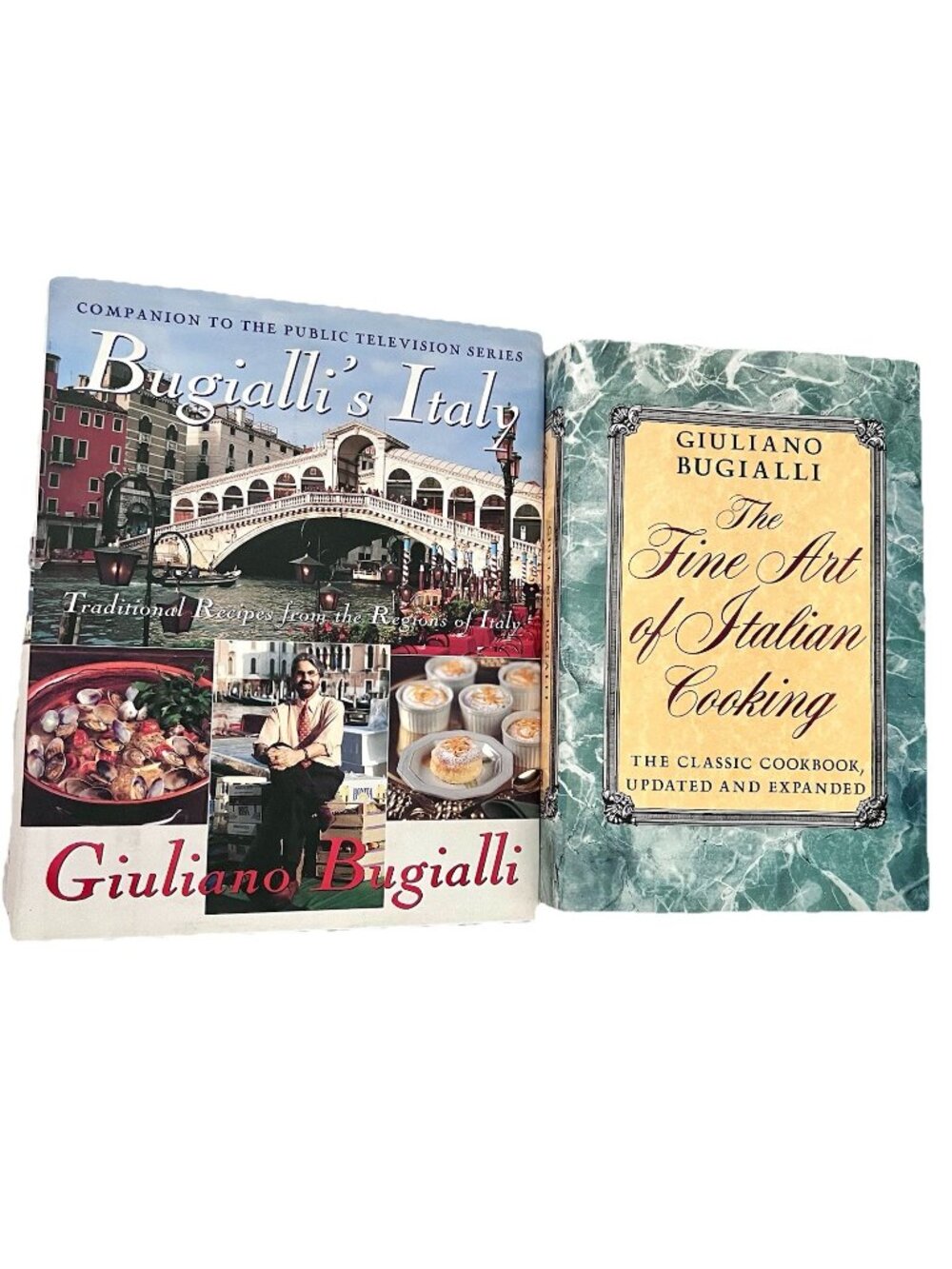 Fine Art Of Italian Cooking & Bugialli’s Italy Lot 2 HB Cookbooks